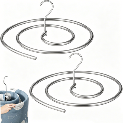 🔥Last Day Promotion 49% OFF🔥Round Space Saving Spiral Sheet Hanger