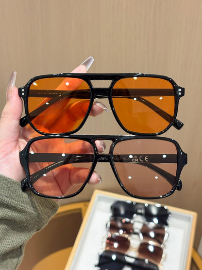 🔥8 Pairs Trendy Multicolor PC Frame Fashionable Sunglasses Set