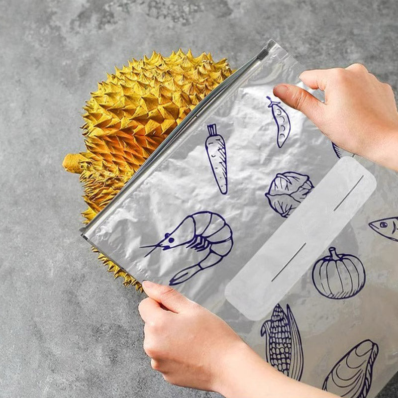 🎖️Reusable and Resealable Aluminum Storage Bag 🥢🌍