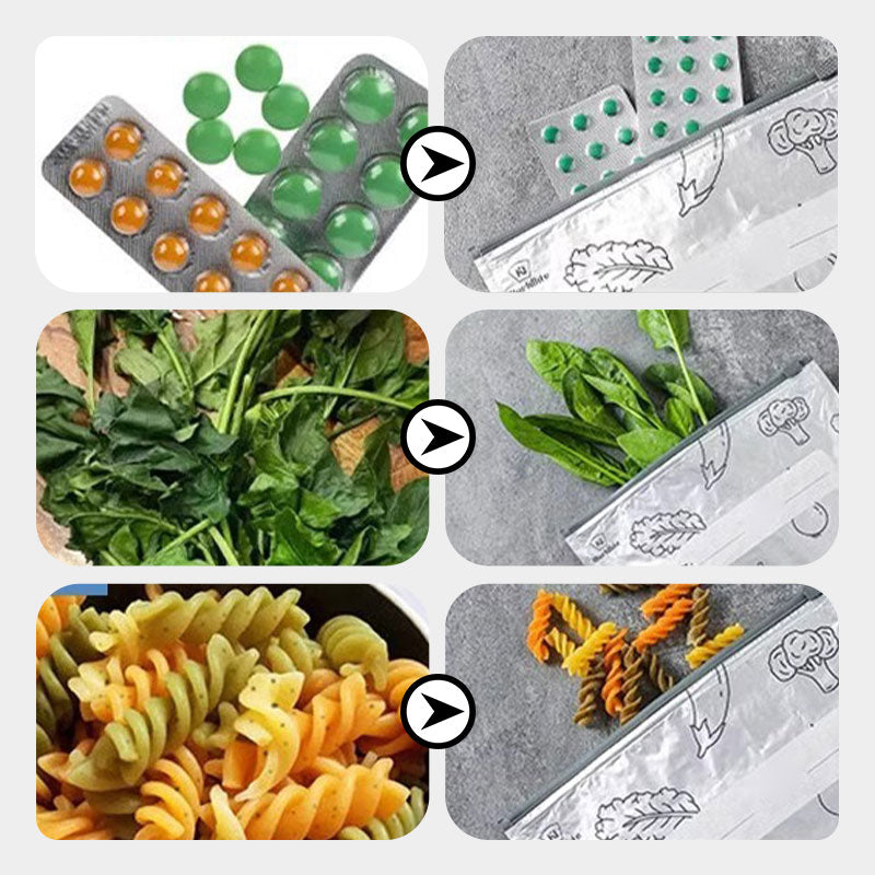 🎖️Reusable and Resealable Aluminum Storage Bag 🥢🌍