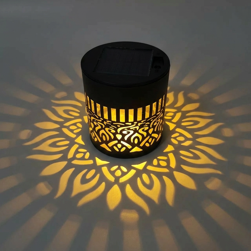 🎖️Solar Mandala Light – Stunning Pattern Projection, 2-in-1 Floor & Wall Design & IP65 Waterproof Auto On/Off 🌿