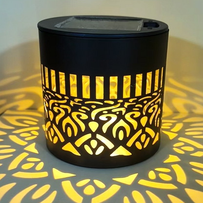 🎖️Solar Mandala Light – Stunning Pattern Projection, 2-in-1 Floor & Wall Design & IP65 Waterproof Auto On/Off 🌿