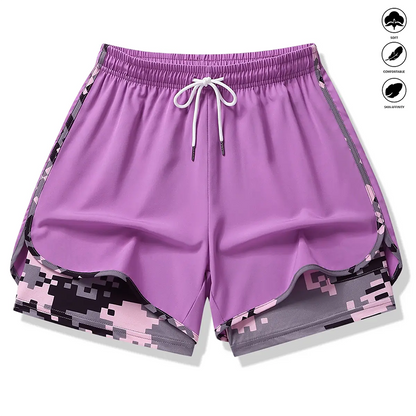 🔥Time-Limited Special⏰Women's Casual Athletic Shorts with Built-in Liner
