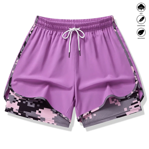 🔥Time-Limited Special⏰Women's Casual Athletic Shorts with Built-in Liner