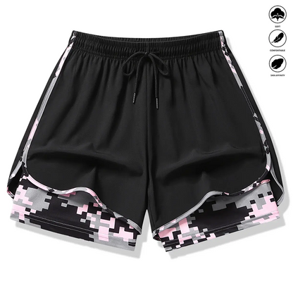 🔥Time-Limited Special⏰Women's Casual Athletic Shorts with Built-in Liner