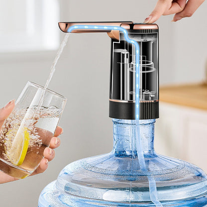 🔥 LIMITED-TIME 50% OFF! 💥 Automatic Dispenser Pump – Rechargeable, Foldable Spout, Universal Fit ✨