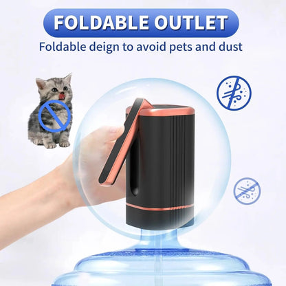 🔥 LIMITED-TIME 50% OFF! 💥 Automatic Dispenser Pump – Rechargeable, Foldable Spout, Universal Fit ✨