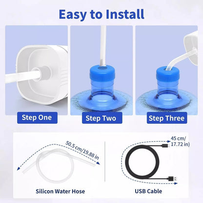 🔥 LIMITED-TIME 50% OFF! 💥 Automatic Dispenser Pump – Rechargeable, Foldable Spout, Universal Fit ✨