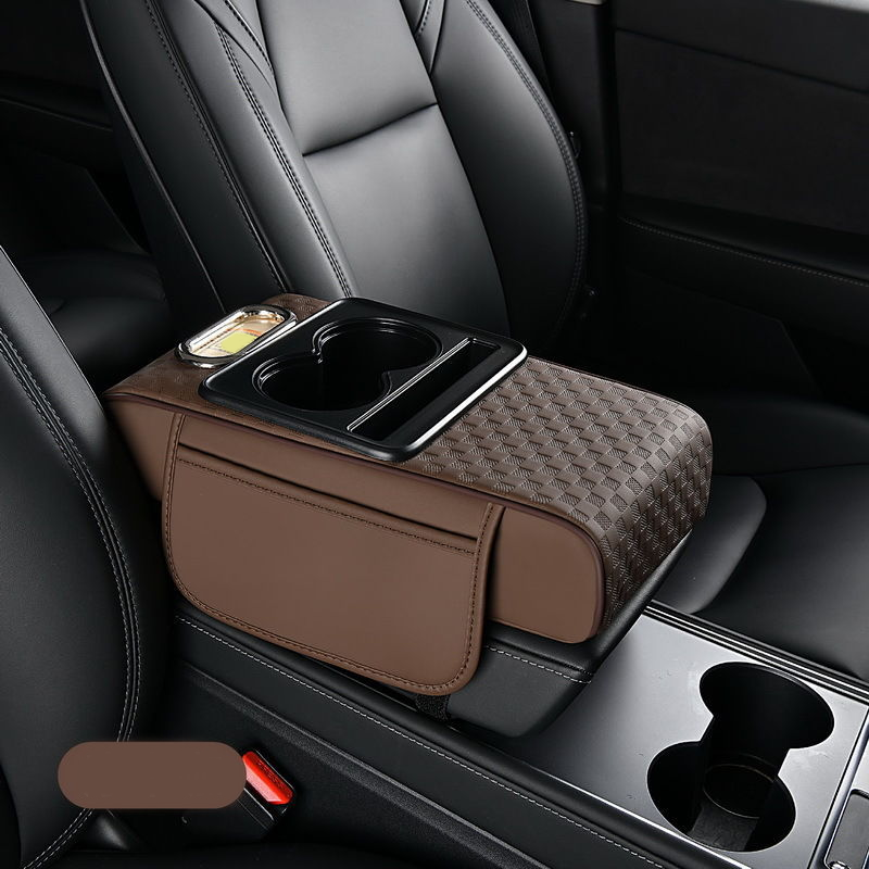🔥Car Armrest Storage Box with Cup Holder