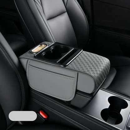 🔥Car Armrest Storage Box with Cup Holder