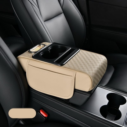 🔥Car Armrest Storage Box with Cup Holder