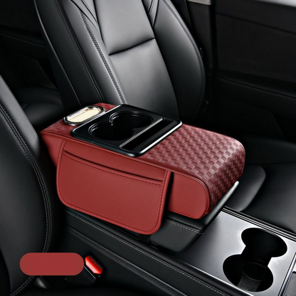 🔥Car Armrest Storage Box with Cup Holder