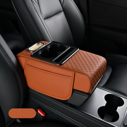 🔥Car Armrest Storage Box with Cup Holder