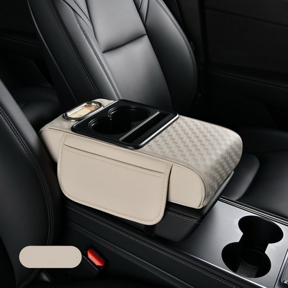 🔥Car Armrest Storage Box with Cup Holder