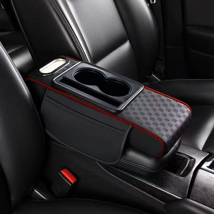 🔥Car Armrest Storage Box with Cup Holder