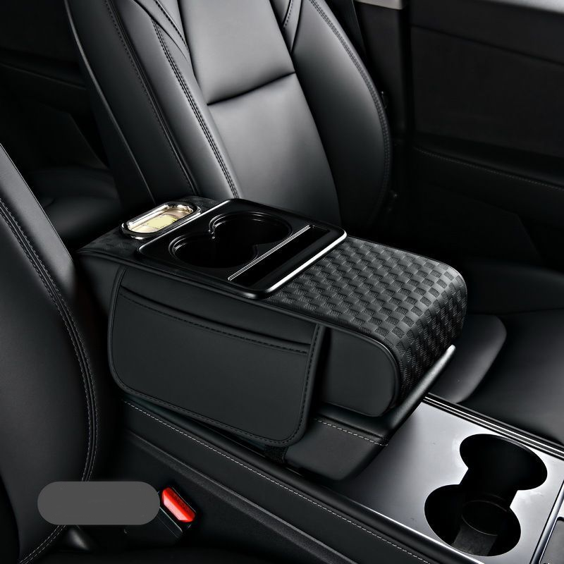 🔥Car Armrest Storage Box with Cup Holder
