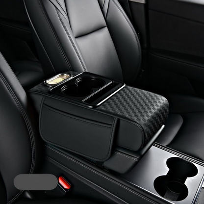 🔥Car Armrest Storage Box with Cup Holder