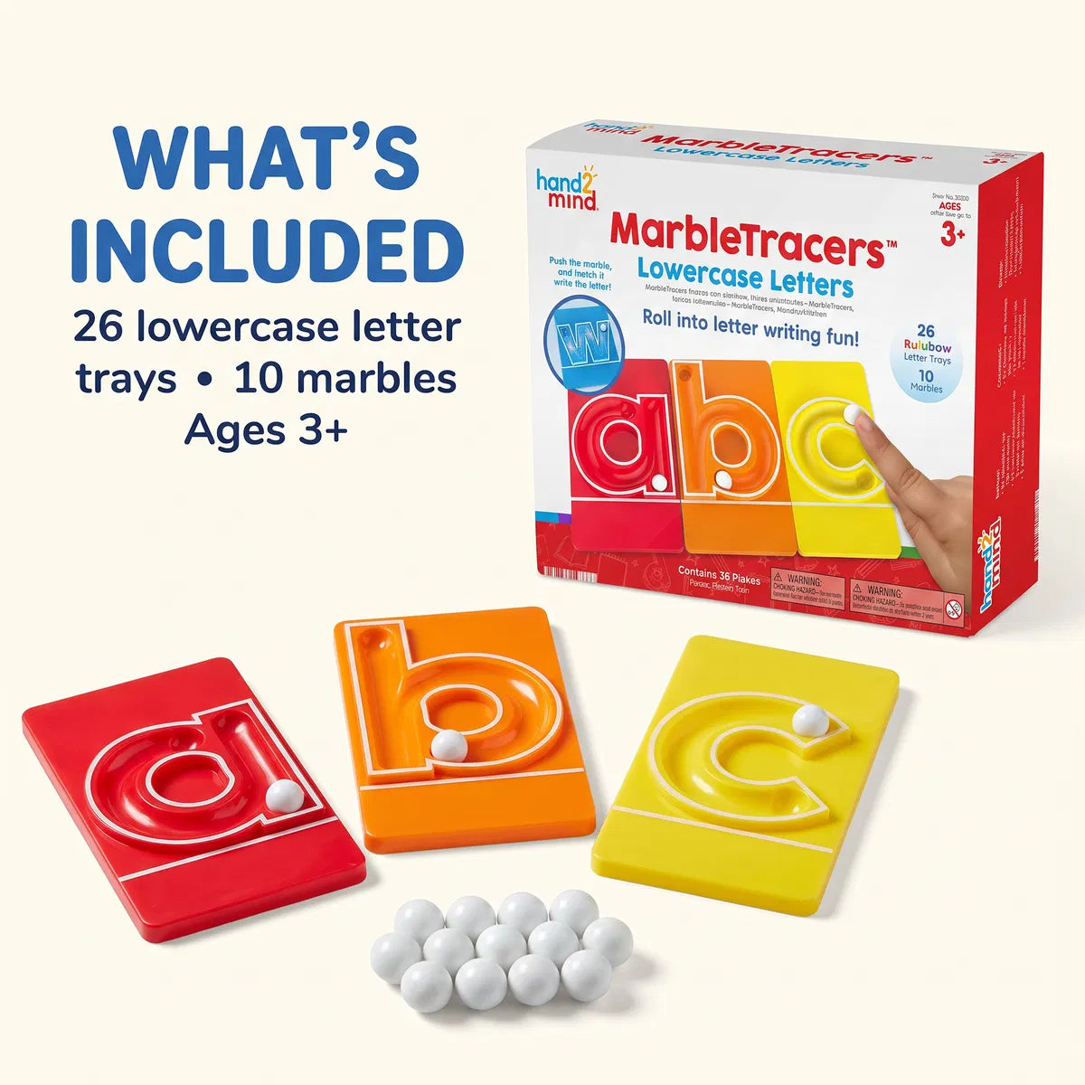 ✨🔤Marble Tracers - Lowercase Letters🌀Roll Into Letter-Writing Fun!🎁